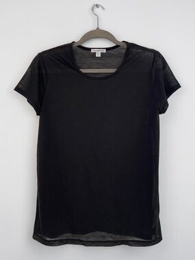 James Perse Semi-sheer Wool Blend Tee
